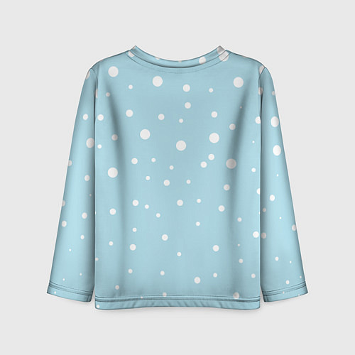 Детский лонгслив Гора капибара в снегу / 3D-принт – фото 2