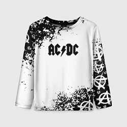 Детский лонгслив AC DC anarchy rock