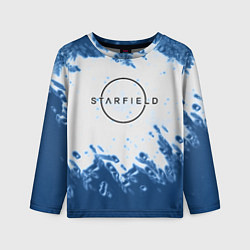 Лонгслив детский Starfield blue space, цвет: 3D-принт