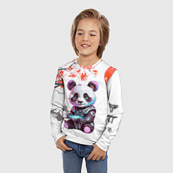 Лонгслив детский Funny panda - China, цвет: 3D-принт — фото 2