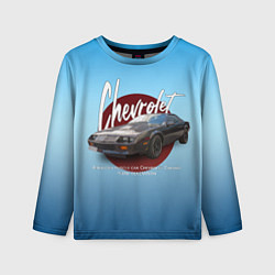 Лонгслив детский Американский маслкар Chevrolet Camaro третьего пок, цвет: 3D-принт