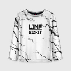 Лонгслив детский Limp bizkit storm black, цвет: 3D-принт