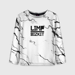 Детский лонгслив Limp bizkit storm black