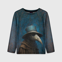 Лонгслив детский Чумной доктор в шляпе, цвет: 3D-принт