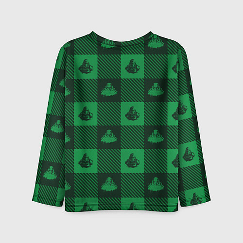 Детский лонгслив Паттерн Братство стали / 3D-принт – фото 2