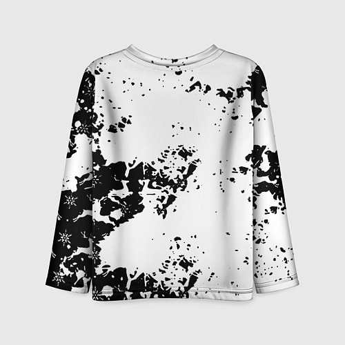 Детский лонгслив Silent hill logo краски / 3D-принт – фото 2