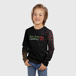 Лонгслив детский Alien Shooter космос тема, цвет: 3D-принт — фото 2