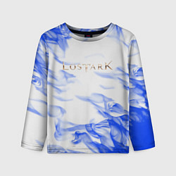 Детский лонгслив Lostark flame blue