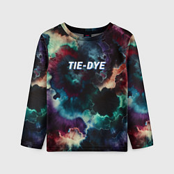 Детский лонгслив Tie - dye