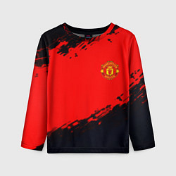 Детский лонгслив Manchester United colors sport