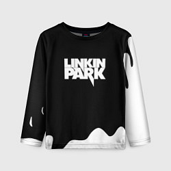 Детский лонгслив Linkin park краска белая