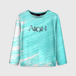 Детский лонгслив Aion текстура рпг