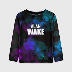 Детский лонгслив Alan wake текстура