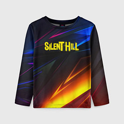 Детский лонгслив Silent hill stripes neon