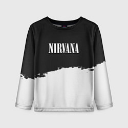 Детский лонгслив Nirvana текстура