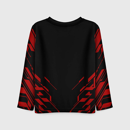 Детский лонгслив World war z текстура геометрия / 3D-принт – фото 2
