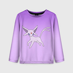 Детский лонгслив Espeon Pokemon - розовая кошка покемон