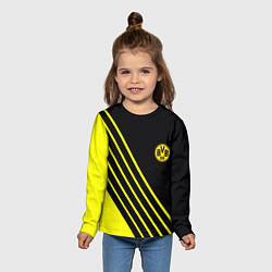 Лонгслив детский Borussia sport line uniform, цвет: 3D-принт — фото 2