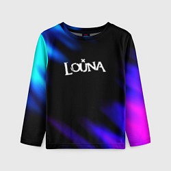 Детский лонгслив Louna neon bend