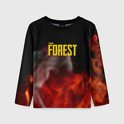 Детский лонгслив Forest fire game