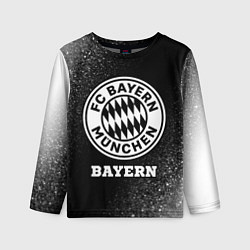 Лонгслив детский Bayern sport на темном фоне, цвет: 3D-принт