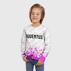 Лонгслив детский Juventus pro football посередине, цвет: 3D-принт — фото 2