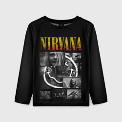 Лонгслив детский Nirvana forever, цвет: 3D-принт