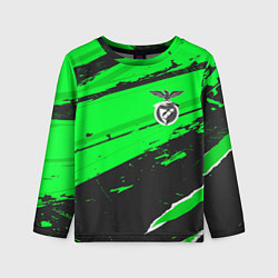 Детский лонгслив Benfica sport green