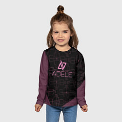Лонгслив детский Adele hello, цвет: 3D-принт — фото 2