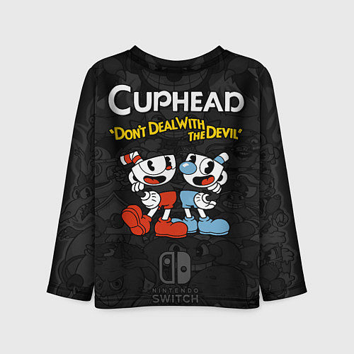 Детский лонгслив Cuphead - gin / 3D-принт – фото 2