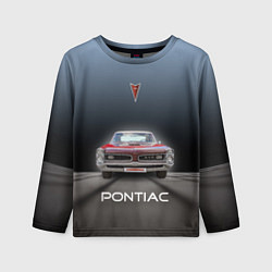 Лонгслив детский Американский масл-кар Pontiac GTO, цвет: 3D-принт