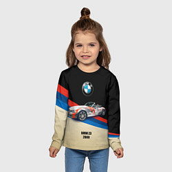 Лонгслив детский Немецкий родстер BMW Z3, цвет: 3D-принт — фото 2