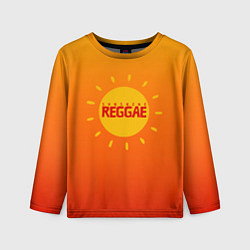 Детский лонгслив Orange sunshine reggae