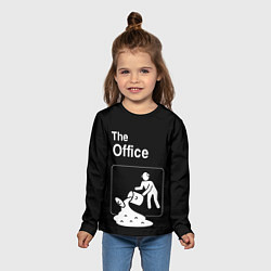 Лонгслив детский Офис и суп, цвет: 3D-принт — фото 2