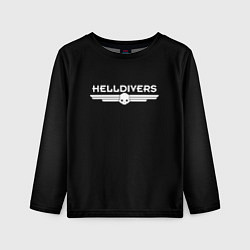 Лонгслив детский Helldivers Logo, цвет: 3D-принт