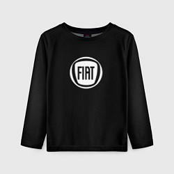 Детский лонгслив FIAT logo white