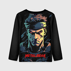Лонгслив детский Веном Снейк Metal gear game, цвет: 3D-принт