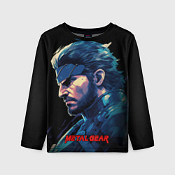 Лонгслив детский Веном Снейк Metal gear game, цвет: 3D-принт