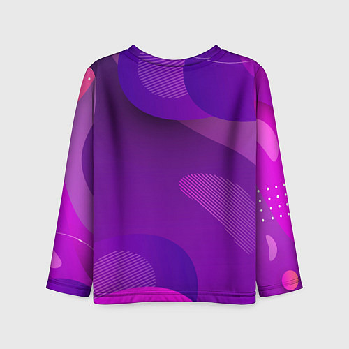 Детский лонгслив Стильная сова в одежде / 3D-принт – фото 2