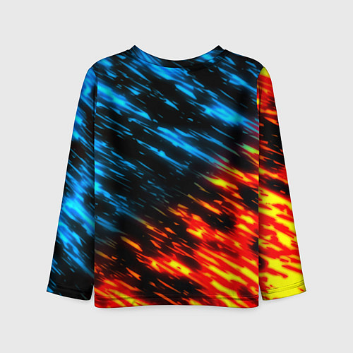 Детский лонгслив СССР битва стихий / 3D-принт – фото 2