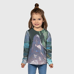 Лонгслив детский Фрирен под деревом, цвет: 3D-принт — фото 2