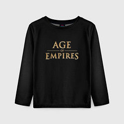 Детский лонгслив Age of Empires logo