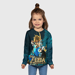 Лонгслив детский Zelda - Link, цвет: 3D-принт — фото 2