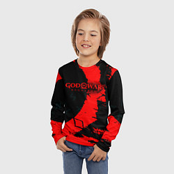 Лонгслив детский God of War текстура, цвет: 3D-принт — фото 2