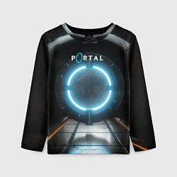 Детский лонгслив Portal logo game