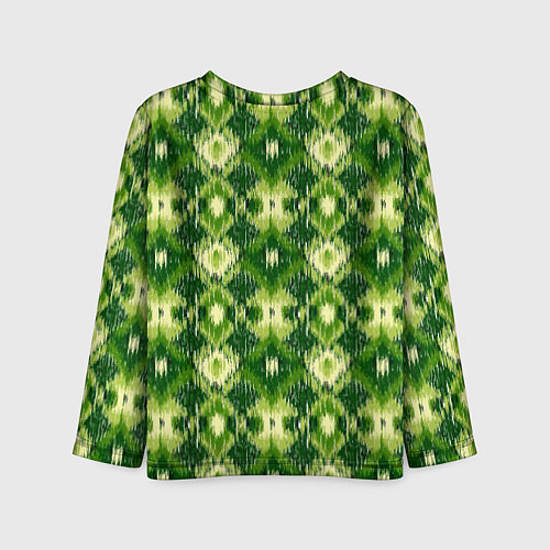 Детский лонгслив Ромбовидный орнамент / 3D-принт – фото 2