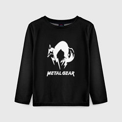 Детский лонгслив Metal gear logo