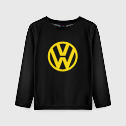 Детский лонгслив Volkswagen logo yellow