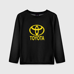 Детский лонгслив Toyota yellow