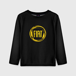 Детский лонгслив FIAT logo yelow